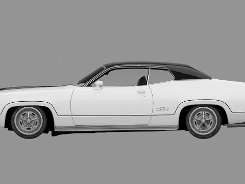 1971 Plymouth GTX 426 Hemi 3D Model