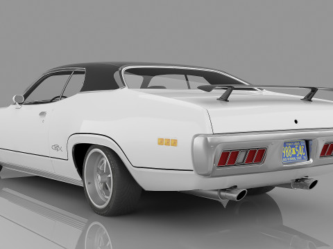 1971 Plymouth GTX 426 Hemi Model 3D
