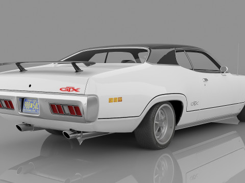 1971 Plymouth GTX 426 Hemi Model 3D