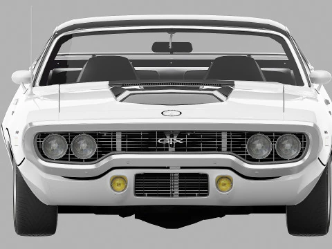 1971 Plymouth GTX 426 Hemi 3D Model