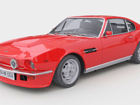 1977 Aston Martin V8 Vantage Modelo 3D