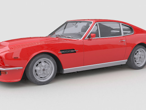 1977 Aston Martin V8 Vantage 3D Модель