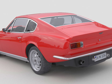 1977 Aston Martin V8 Vantage 3D Модель