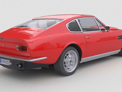 1977 Aston Martin V8 Vantage 3D Модель