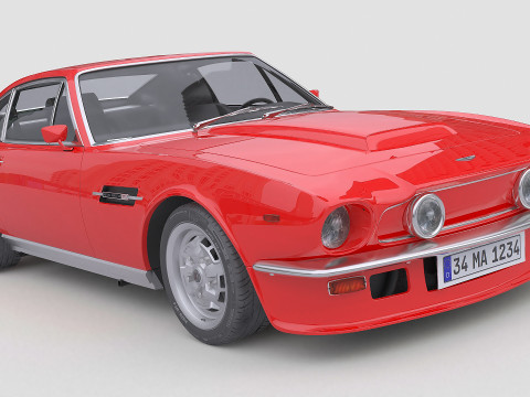 1977 Aston Martin V8 Vantage 3D Модель