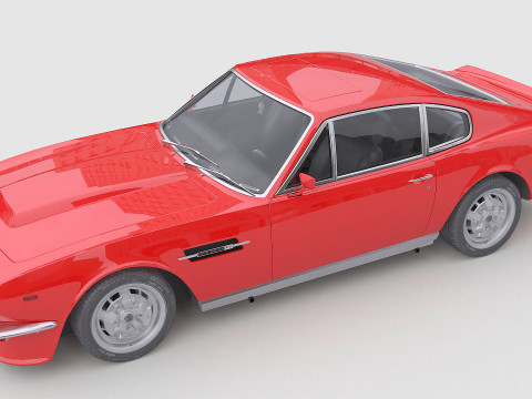 1977 Aston Martin V8 Vantage 3D Модель