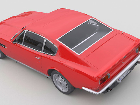 1977 Aston Martin V8 Vantage 3D Модель