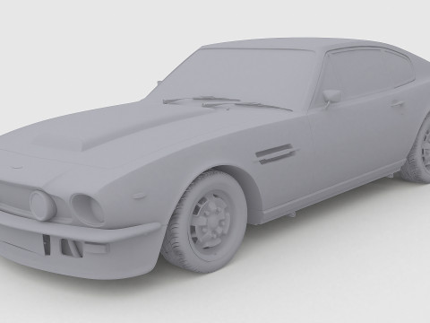 1977 Aston Martin V8 Vantage 3D Модель