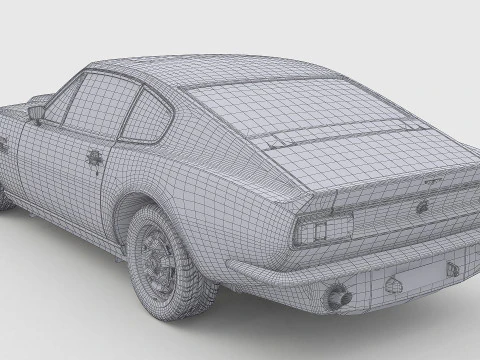 1977 Aston Martin V8 Vantage 3D Model