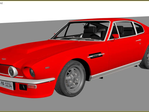1977 Aston Martin V8 Vantage 3D Модель