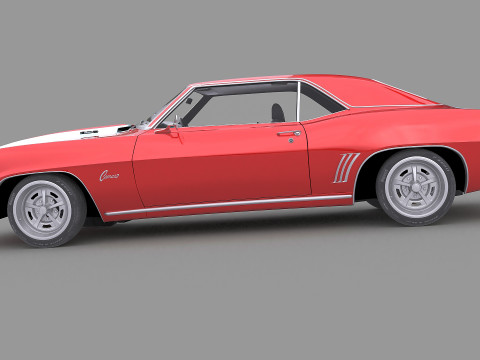 1969 Chevrolet Camaro Z28 3D Model