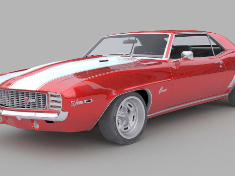 1969 Chevrolet Camaro Z28 3D Model