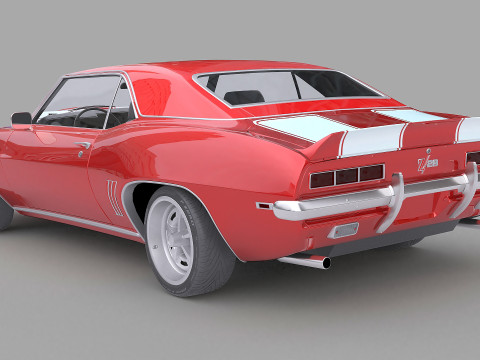 1969 Chevrolet Camaro Z28 3D Model