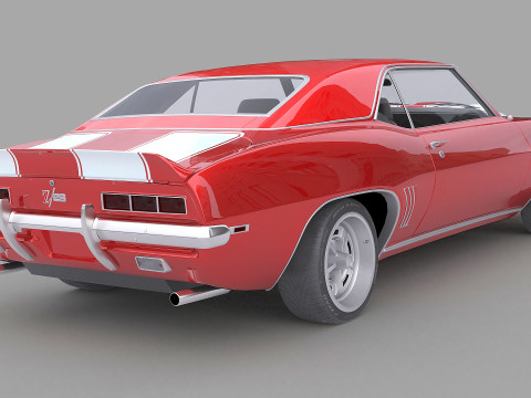 1969 Chevrolet Camaro Z28 3D Model