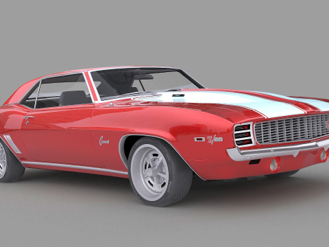 1969 Chevrolet Camaro Z28 3D Model