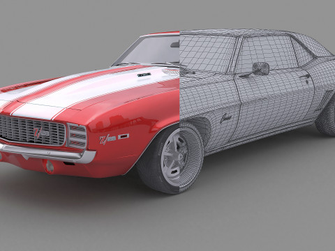 1969 Chevrolet Camaro Z28 3D Model