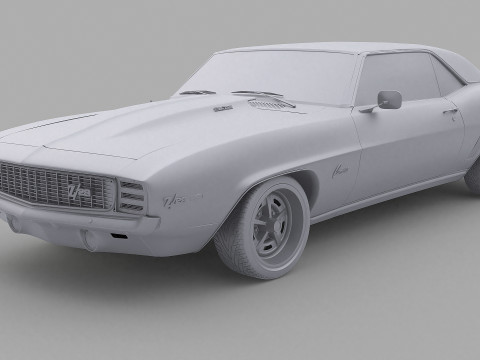 1969 Chevrolet Camaro Z28 3D Model