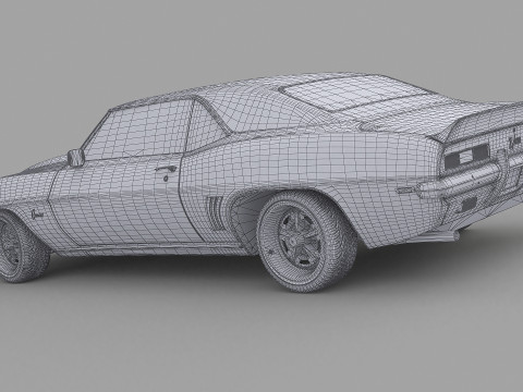 1969 Chevrolet Camaro Z28 3D Model