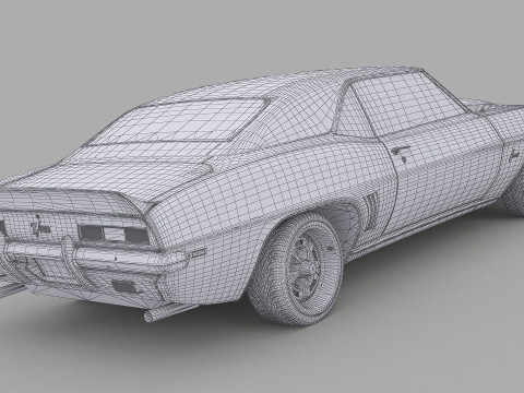 1969 Chevrolet Camaro Z28 3D Model