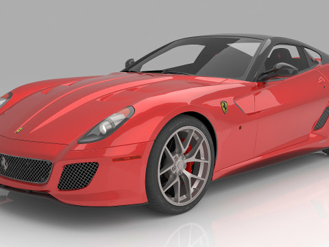 2011 Ferrari 599 GTO 3D Model