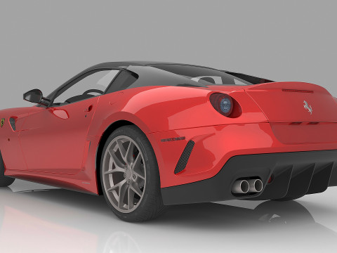 2011 Ferrari 599 GTO 3D Model
