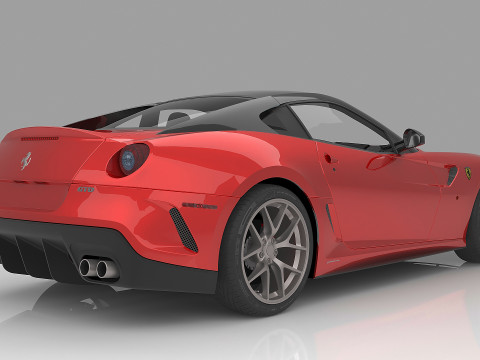 2011 Ferrari 599 GTO 3D Model