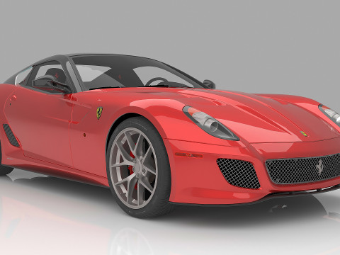 2011 Ferrari 599 GTO 3D Model
