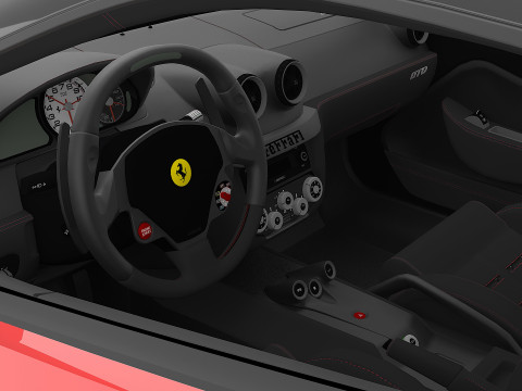 2011 Ferrari 599 GTO 3D Model