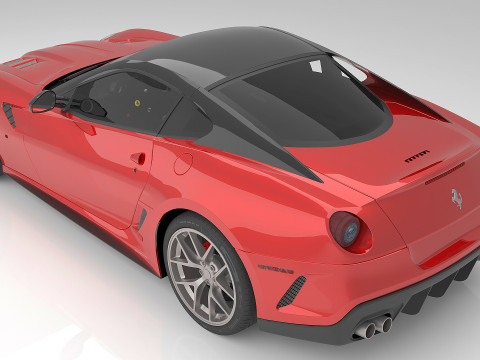 2011 Ferrari 599 GTO 3D Model