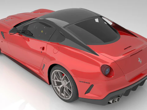 2011 Ferrari 599 GTO 3D Model