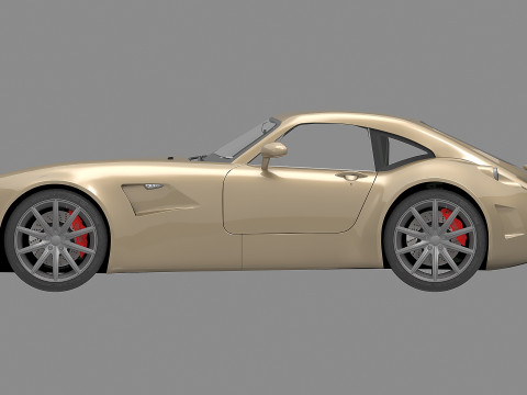 2010 Wiesmann GT MF5 3D Модель