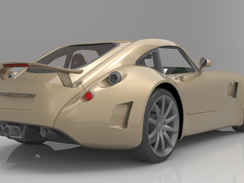 2010 Wiesmann GT MF5 3D Модель