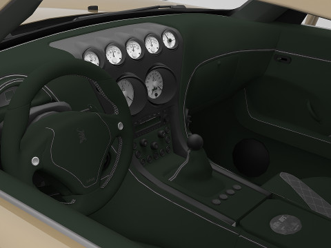 2010 Wiesmann GT MF5 3D Модель