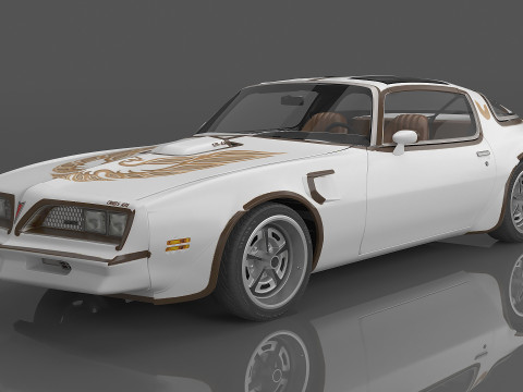 1977 Pontiac Firebird Trans Am Modèle 3D