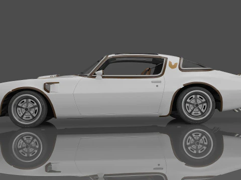 1977 Pontiac Firebird Trans Am 3D Model