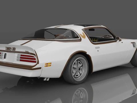 1977 Pontiac Firebird Trans Am 3D Model