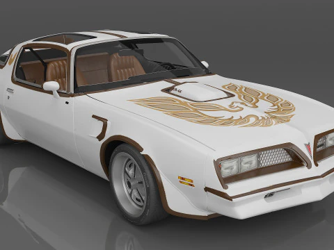 1977 Pontiac Firebird Trans Am 3D Model