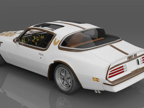 1977 Pontiac Firebird Trans Am 3D Model