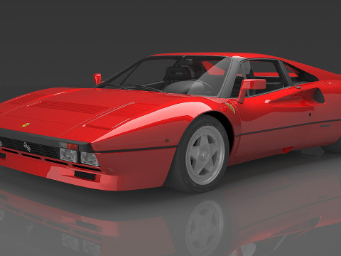 1984 Ferrari GTO Modèle 3D