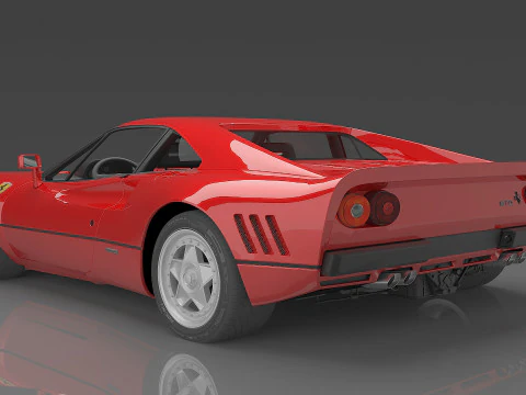 1984 Ferrari GTO 3D Model