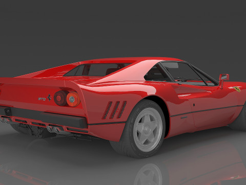1984 Ferrari GTO 3D Modell