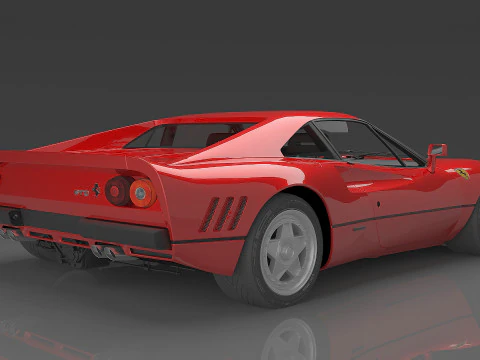 1984 Ferrari GTO 3D Model