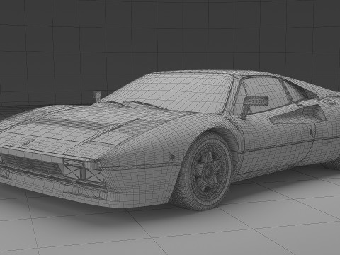 1984 Ferrari GTO 3D Modell