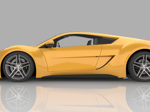 2010 Saleen S5S Raptor 3D Model