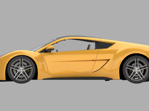 2010 Saleen S5S Raptor 3D Model