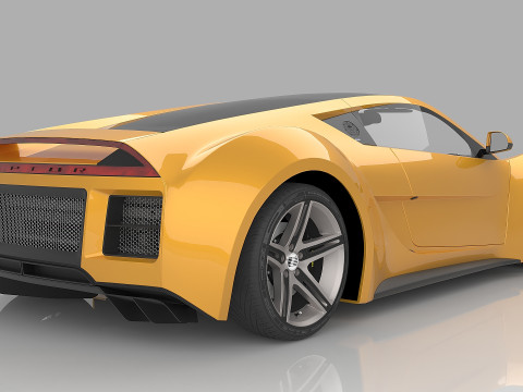 2010 Saleen S5S Raptor 3D Model