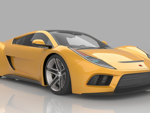 2010 Saleen S5S Raptor 3D Model