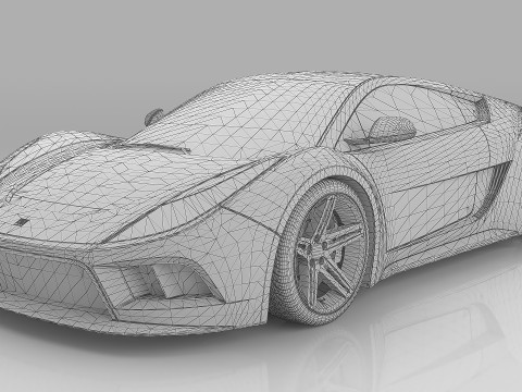 2010 Saleen S5S Raptor 3D Model