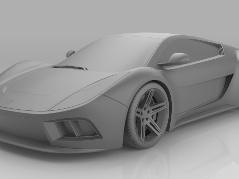 2010 Saleen S5S Raptor 3D Model