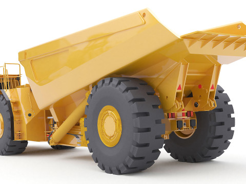 Articulated Mining Truck 3D 模型